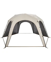 Naturehike Cloud Bounder Hexagonal Pop up Canopy Gazebo Tent, Hot Tent with Stove Jack 8-10 Person Camping Tent, 4 Season Tent for Camping