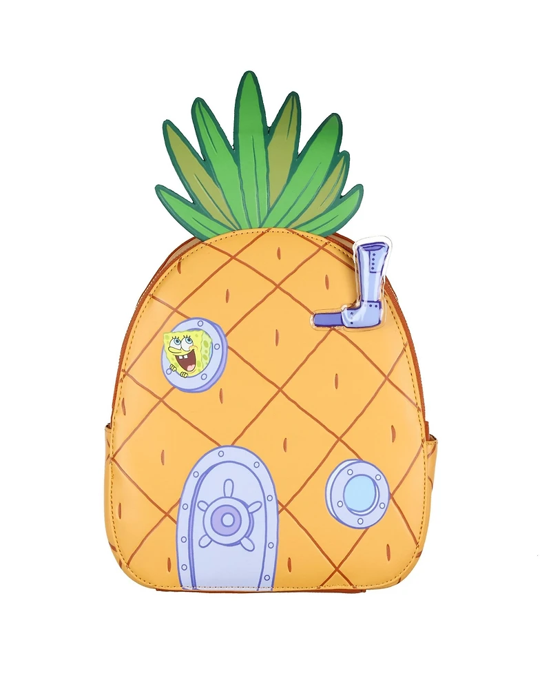 SpongeBob Squarepants Mini Backpack Pineapple Bikini Bottom 3D Design Purse Bag