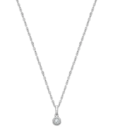 Tiny Blessings Girls Children's Sterling Silver tB Birthstone 12-14" Necklace