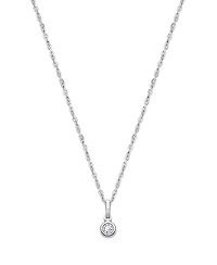 Tiny Blessings Girls Children's Sterling Silver tB Birthstone 12-14" Necklace