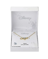 Disney Cubic Zirconia Mickey Mouse Mom Necklace