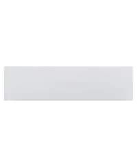 Streamdale White Sideboard Cabinet with 4 Doors, Adjustable Shelves, and Silver Handles