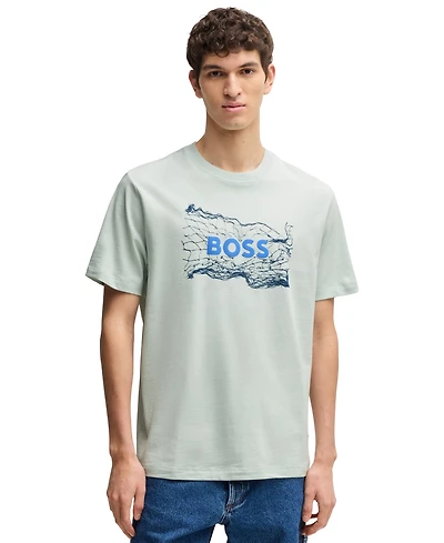 Boss by Hugo Boss Men's Cotton-Jersey Regular-Fit T-Shirt