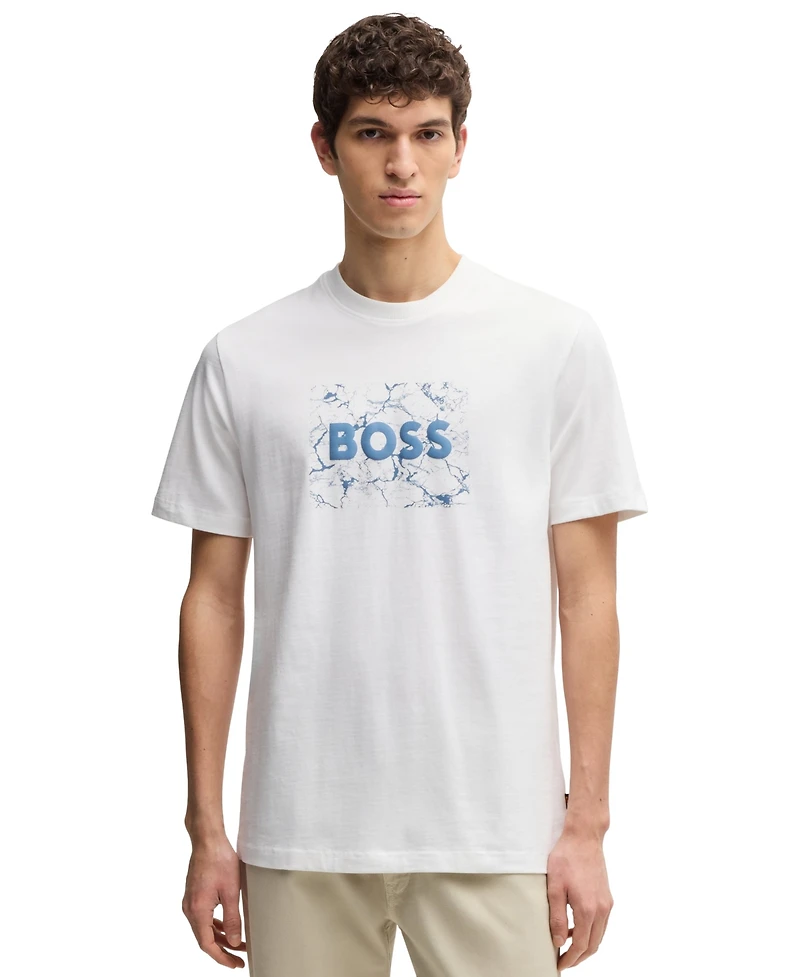 Boss by Hugo Boss Men's Cotton-Jersey Regular-Fit T-Shirt