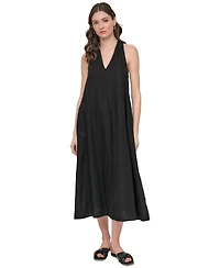 Dkny Jeans Women's V-Neck Racerback Swing Dress