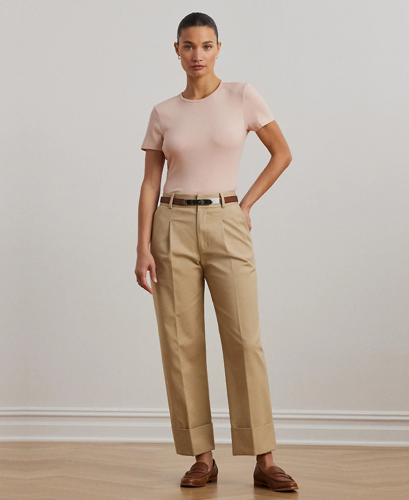 Lauren Ralph Stretch Knit T-Shirt, Regular & Petite