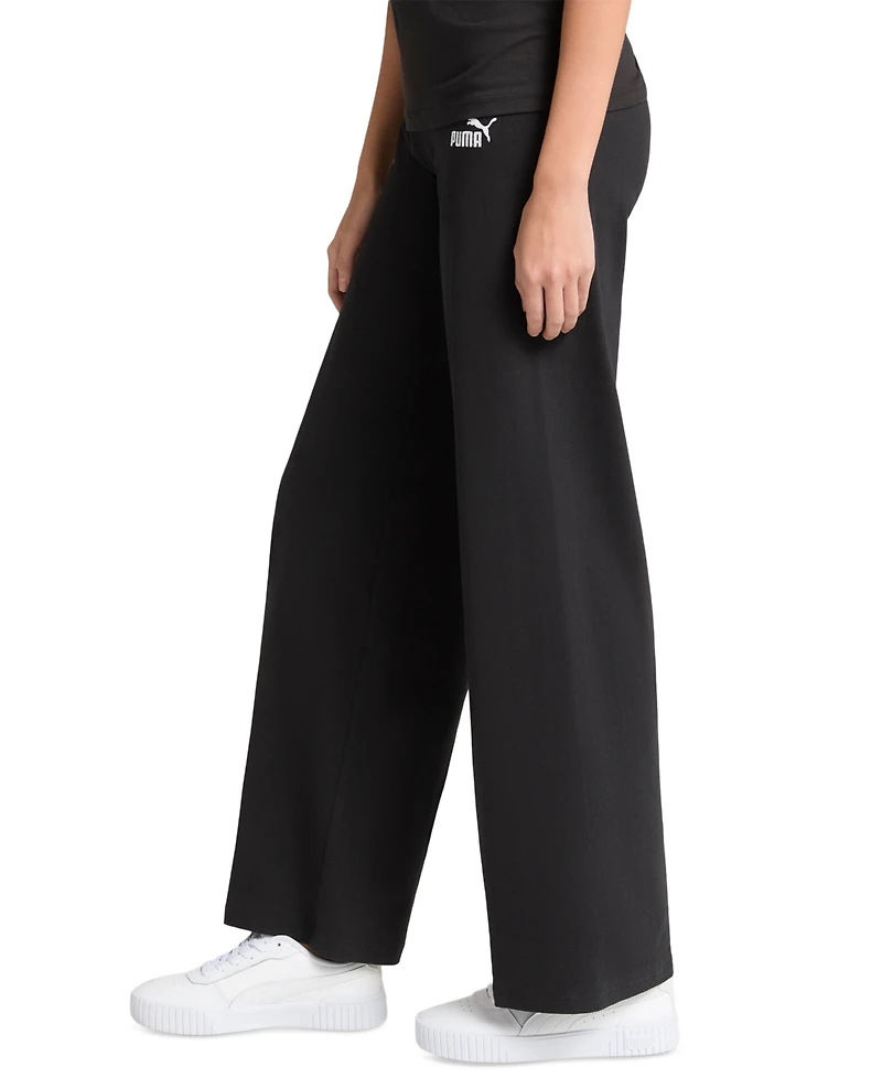 Puma Women's Essential Logo Mid-Rise Full-Length Pants