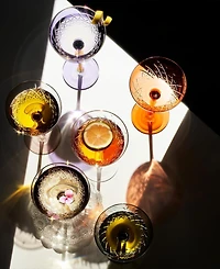 The Wine Savant Vintage Art Deco Coupe Glasses