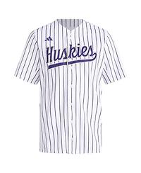 Adidas Men's White Washington Huskies Replica Baseball Jersey