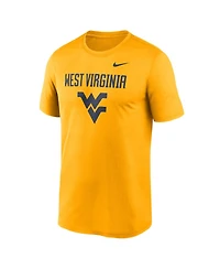 Nike Men's Gold West Virginia Mountaineers Lockup Legend Performance T-Shirt