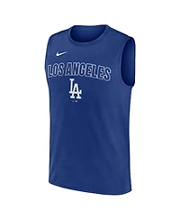 Nike Men's Royal Los Angeles Dodgers Knockout Performance Muscle Tank Top