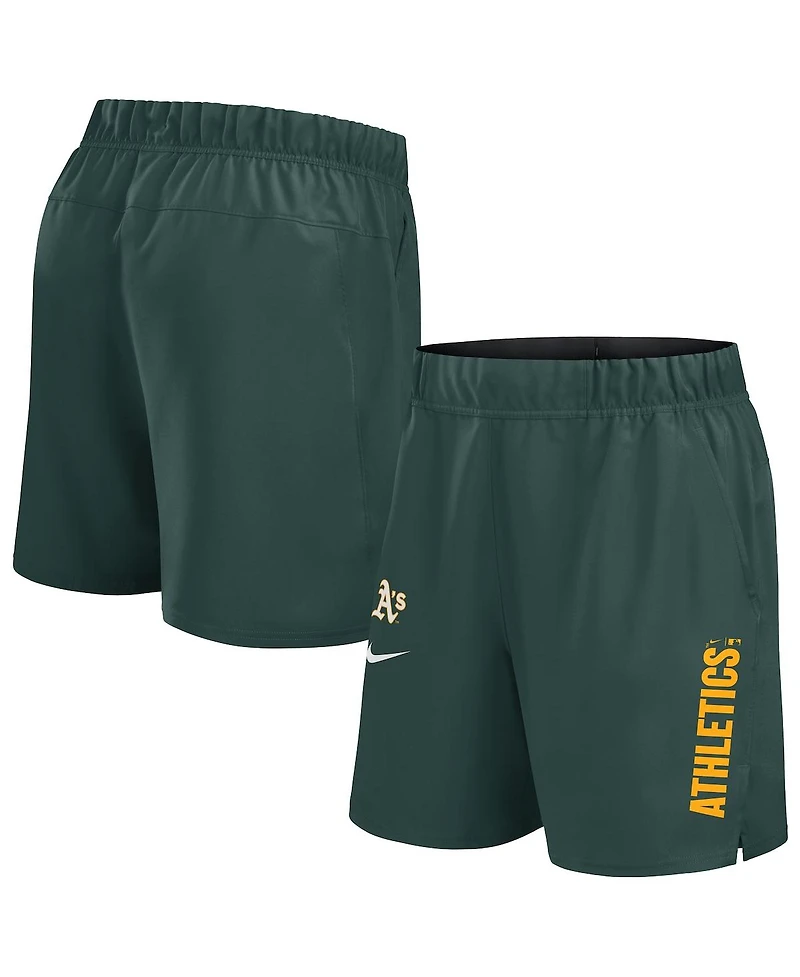 Nike Men's Green Athletics Woven Victory Performance Shorts