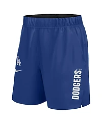 Nike Men's Royal Los Angeles Dodgers Woven Victory Performance Shorts