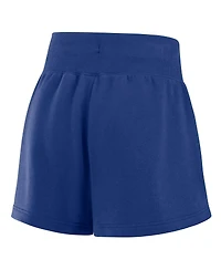 Nike Women's Royal/White Los Angeles Dodgers Color-Block Phoenix Fleece Lounge Shorts