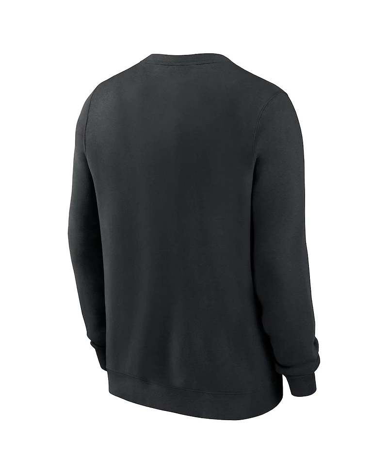 Nike Men's Black Cincinnati Reds Pullover Sweatshirt