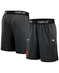 Nike Men's Black New York Mets Authentic Collection Performance Knit Shorts