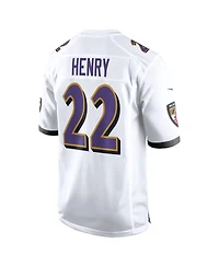 Nike Men's Derrick Henry White Baltimore Ravens Game Jersey
