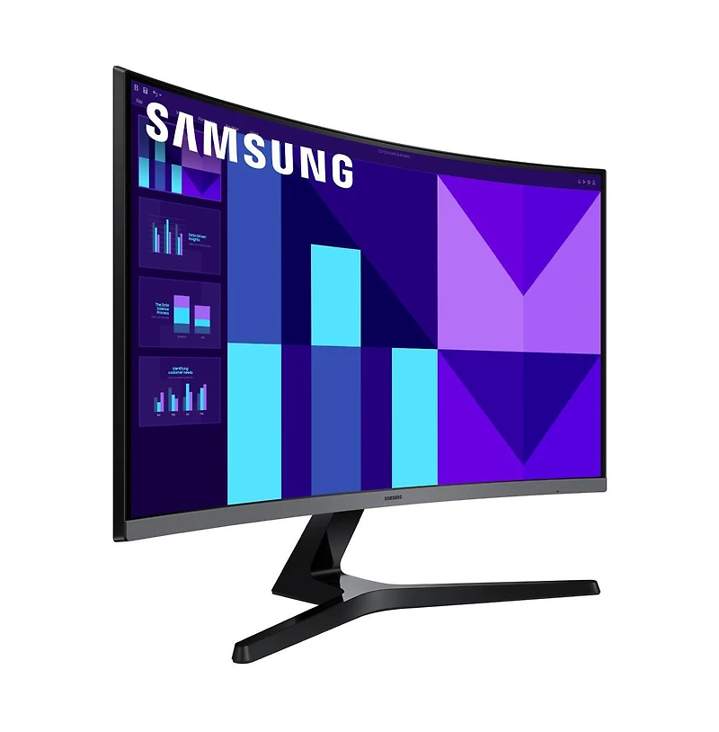 27" S39GD Series Curved Fhd 100Hz Gaming Monitor with Built-In Speakers - Black