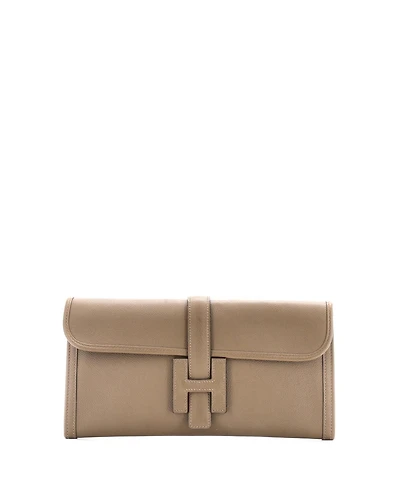 Pre-Owned Hermes 29 Jige Elan Clutch Evercolor
