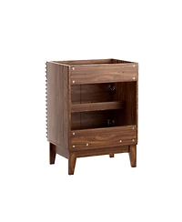 Mid-Century Freestanding Bathroom Cabinet Vanity with Storage