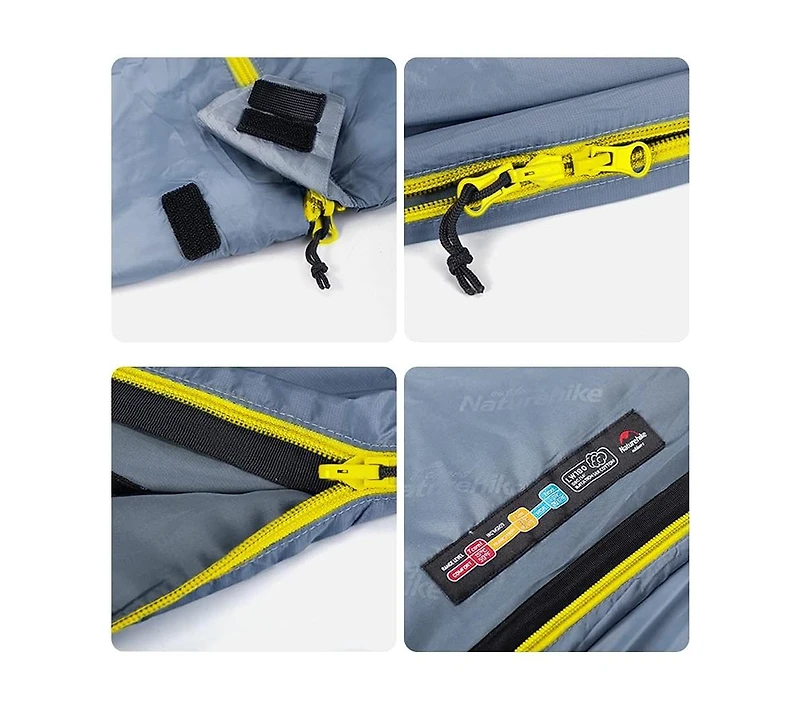 Naturehike Envelope Cotton Sleeping Bag for Adults and Kids 3-4 Season Lightweight Waterproof Camping Sleeping Equipment