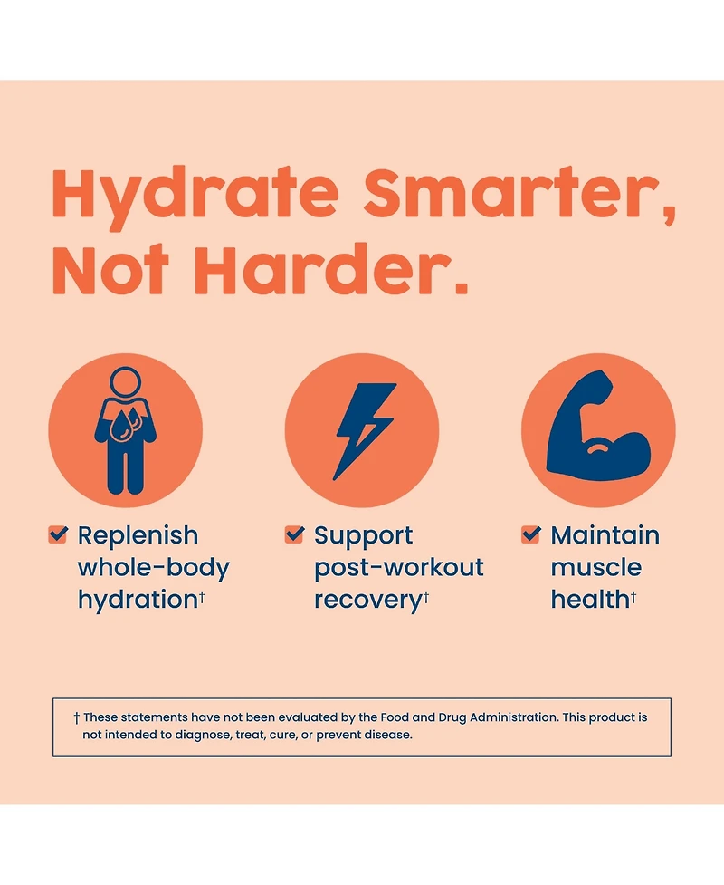 NativePath Native Hydrate Stick Packs, Sugar Free Electrolytes Powder with BCAAs, Peach Mango Hydration, Keto & Paleo Friendly, 30 Servings
