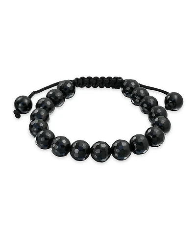 Bling Jewelry Natural Multi Stones Strand Stackable 10MM Bead Bracelet Cord String Adjustable
