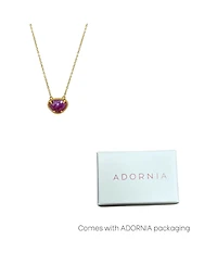 Adornia Fine Birthstone Necklace 14k Gold Vermeil