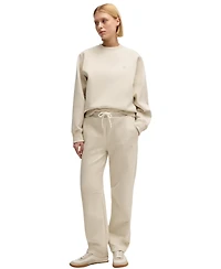 Boss by Hugo Women's Cropped Cotton-Blend Tracksuit Pants