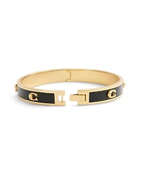 Coach Signature Pegged Enamel Bangle Bracelet
