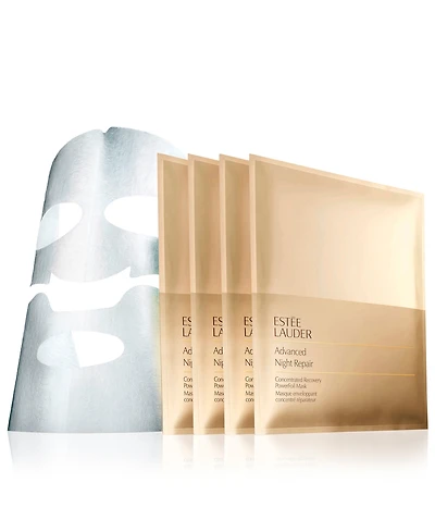 Estee Lauder Advanced Night Repair Concentrated Treatment Face Mask with Hyaluronic Acid, 4-Pack