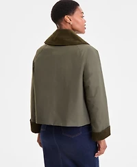 Barbour Women's Nora Oversized-Collar Utility Jacket, Exclusively at Macy's