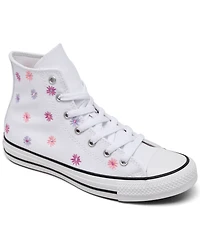 Converse Big Girls Chuck Taylor All Star Florals High Top Casual Sneakers from Finish Line