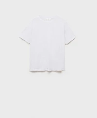 Mango Women's Short-Sleeved Cotton T-Shirt