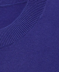 Mango Women's Short-Sleeved Fine-Knit Sweater