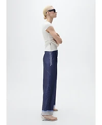 Mango Women's Asymmetrical Low Knit Jersey Top