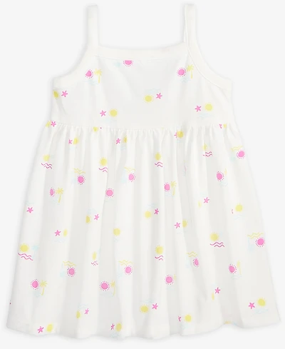 First Impressions Baby Girls Beach Printed Dress, Exclusively at Macy's