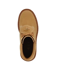 Guess Women's Leavey Logo Lug Sole Combat Boots