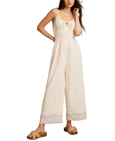 Lucky Brand Women's Cotton Printed Gauzy Jumpsuit