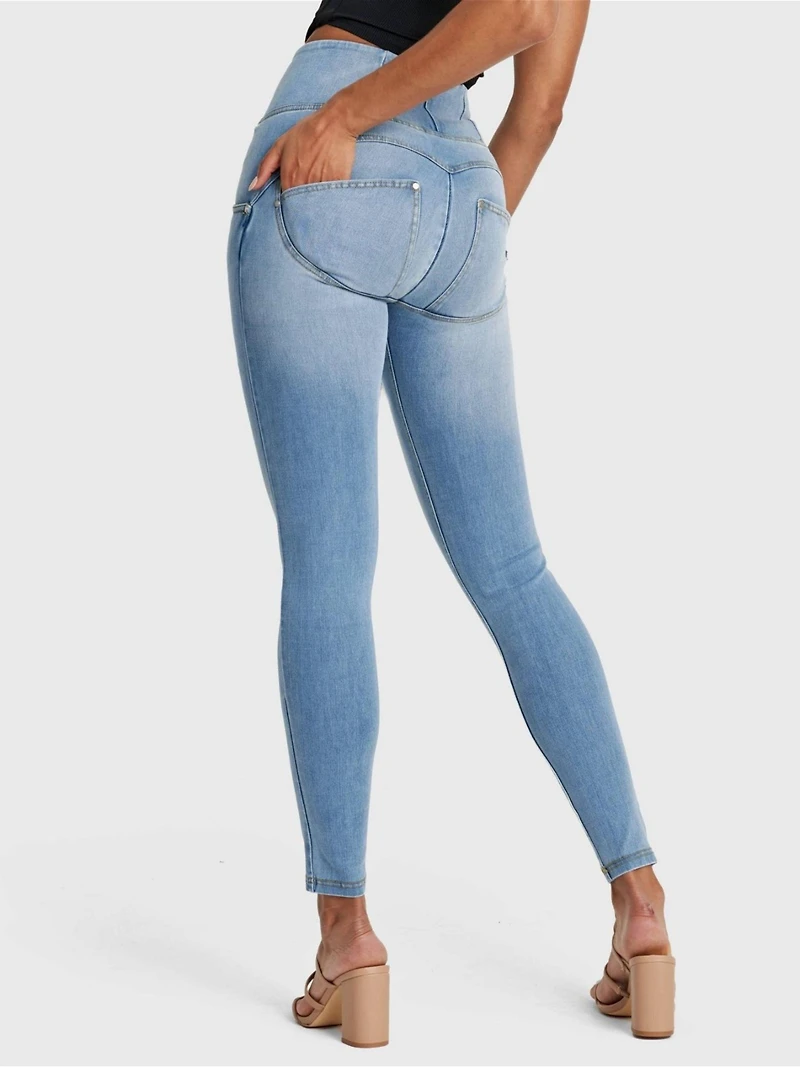 Freddy Women's Distressed High-Rise Sculpting Skinny Jeans