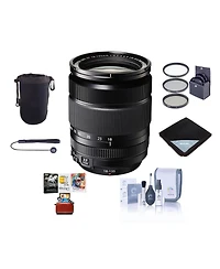 Fujifilm Xf 18-135mm f/3.5-5.6 R Lm Ois Wr Lens, Bundle with ProOptic 67mm Filter Kit, Lens Wrap, Lens Cap Tether, Cleaning Kit, Lens Case, Mac Softwa