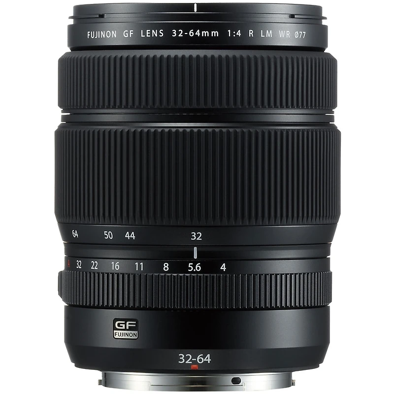 Fujifilm Gf 32-64mm f/4 R Lm Wr Lens, Bundle with ProOptic 77mm Filter Kit, Flex Lens Shade, Lens Wrap, LensPen Cleaner, Lens Cap Leash, Cleaning Kit,