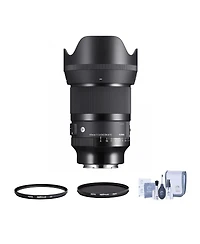 Sigma 50mm f/1.4 Dg Dn Art Lens for Sony E Bundle with Hoya 72mm Multi-Coated Uv and Cpl Filters, Cleaning Kit