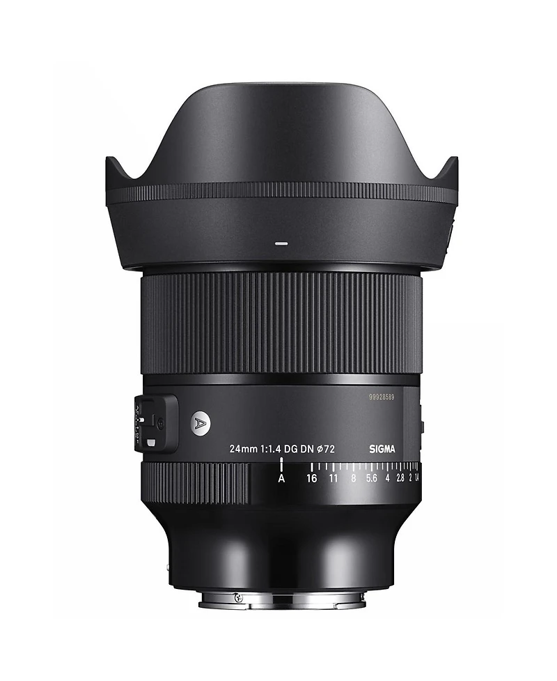 Sigma 24mm f/1.4 Dg Dn Art Lens for Sony E, Bundle with Hoya 77mm Uv and Cpl Filters