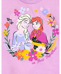 Frozen Girls Disney Cars Lion King Super Kitties Winnie the Pooh 2 Pack T-Shirts