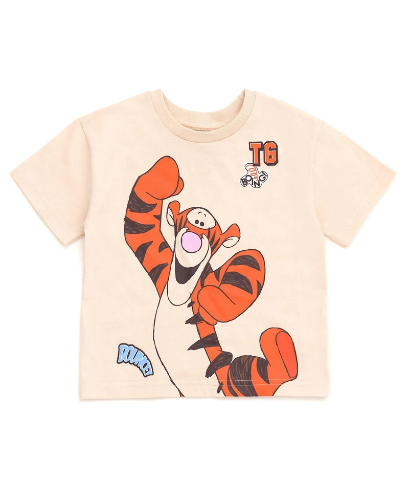 Winnie the Pooh Toddler Boys Disney Mickey Mouse Toy Story Cars Lion Guard Moana Luca Firebuds 2 Pack T-Shirts