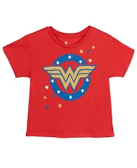 Justice League Girls Dc Comics Wonder Woman T-Shirt