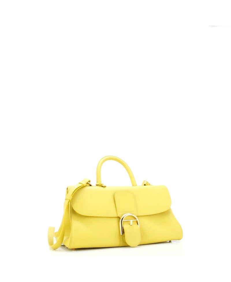 Pre-Owned Delvaux Small East West Brillant Top Handle Bag Leather