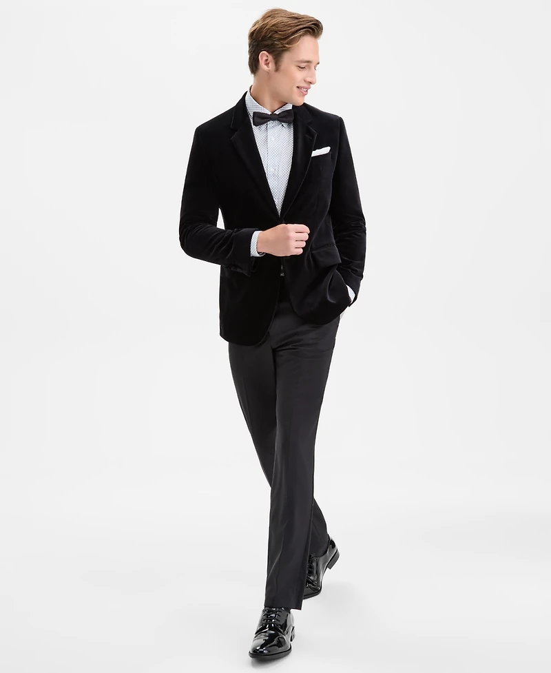 Hugo by Boss Men's Slim-Fit Solid Velvet Sport Coat