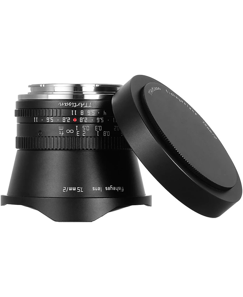 TTArtisan 7.5mm f/2 Fisheye Lens for Canon Rf, Black